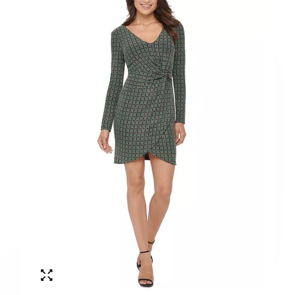 GUESS Metallic Dew-Drop Knit Dress size 12 - New without tags